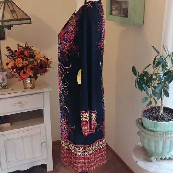 NWT Emma & Michele Shift . Arabesque. Dark Academia. Soft Knit - Picture 4 of 12